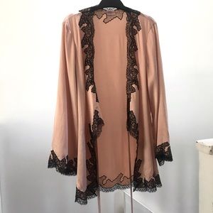 Agent Provocateur Silk Kimono Robe